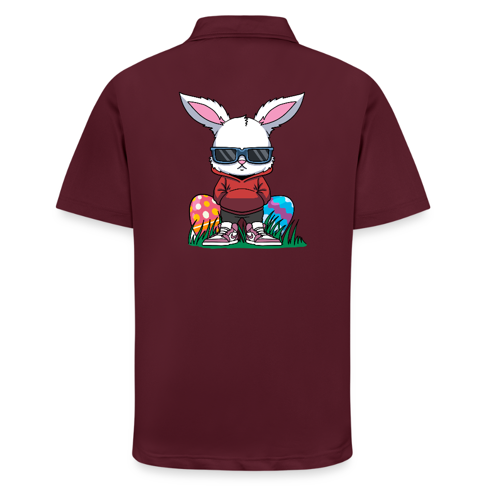 Klassic LoveHugsKisses Polo - maroon